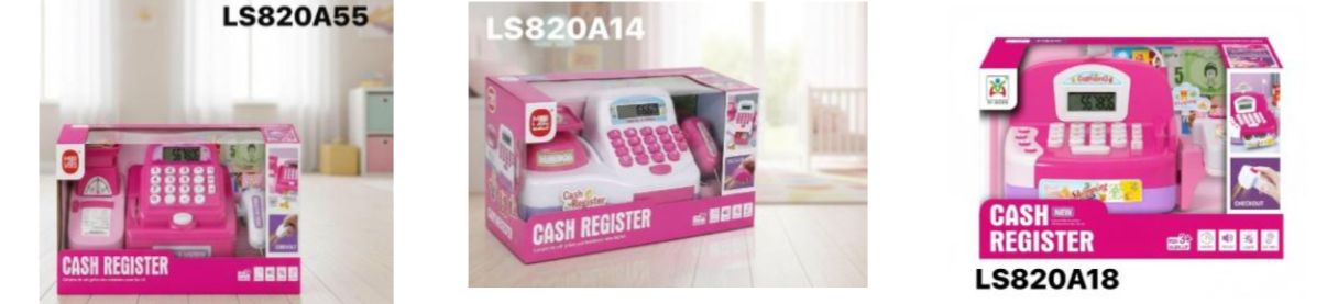 CAJA REGISTRADORA ROSADA